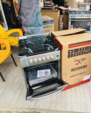 Sleek Volcano Gas Oven 4 Burner With Grill(50x50cm) 