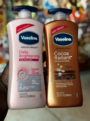 Vaseline Daily Brightening Lotion and Cocoa Radiant