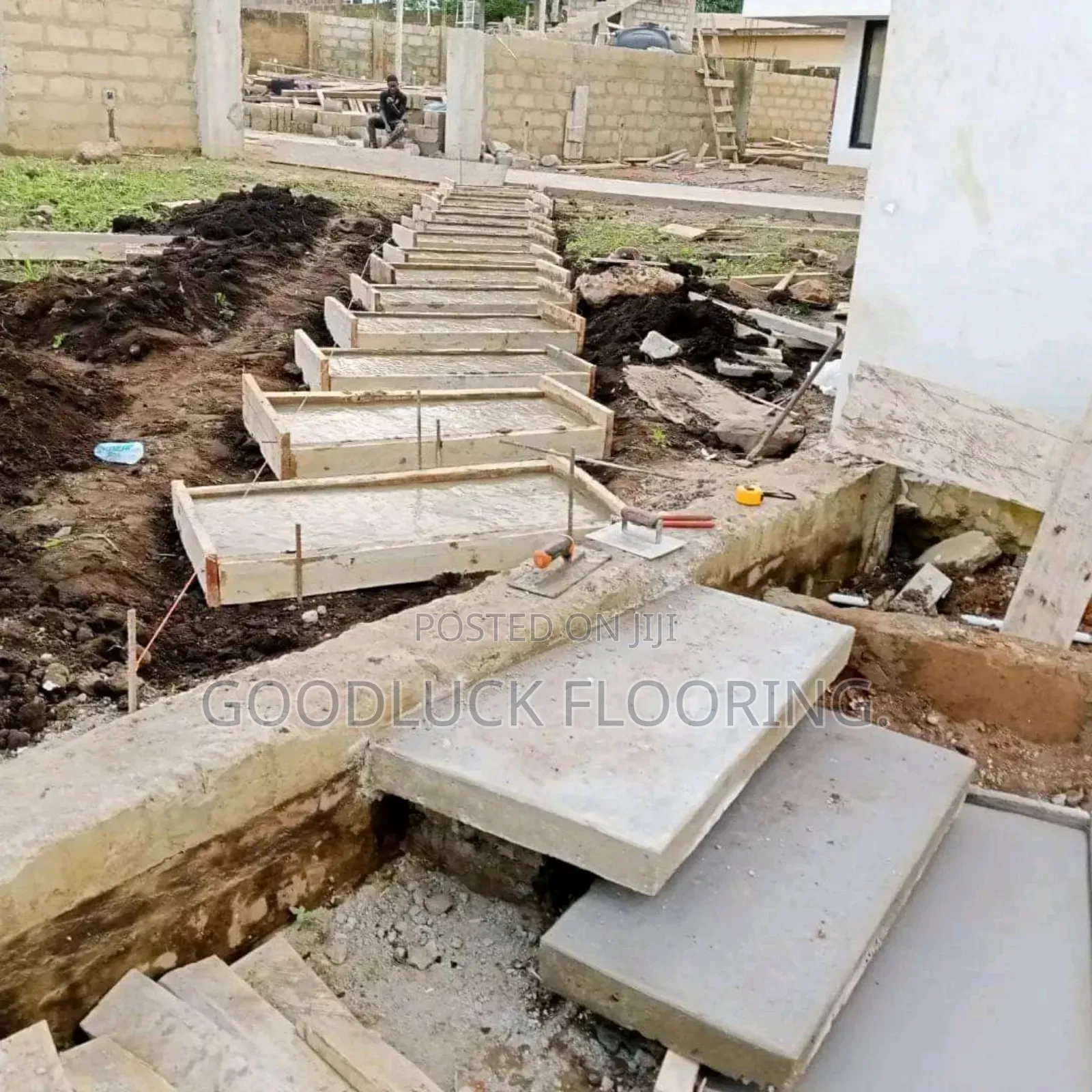 Concrete Driveway.