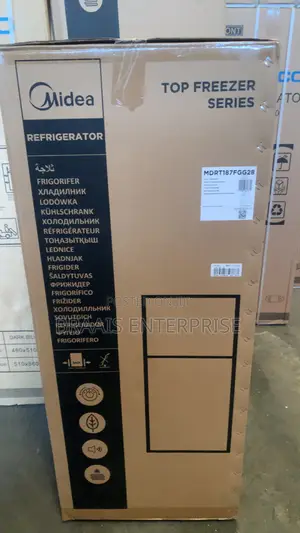 Midea 128ltr Double Door Top Mount Fridge