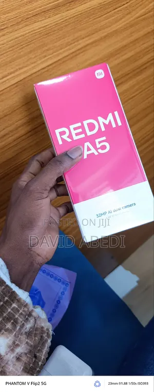 New Xiaomi Redmi A5 4G 128 GB Black