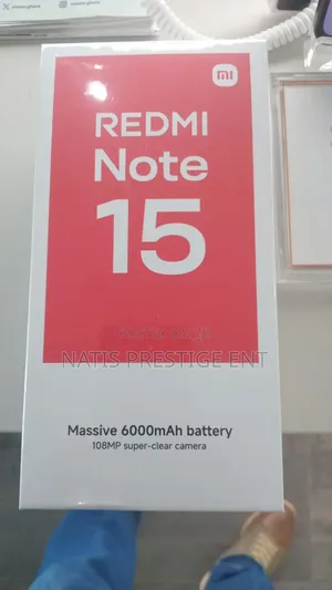 New Xiaomi Redmi Note 15 128 GB Black