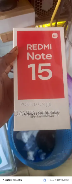 New Xiaomi Redmi Note 15 128 GB Black