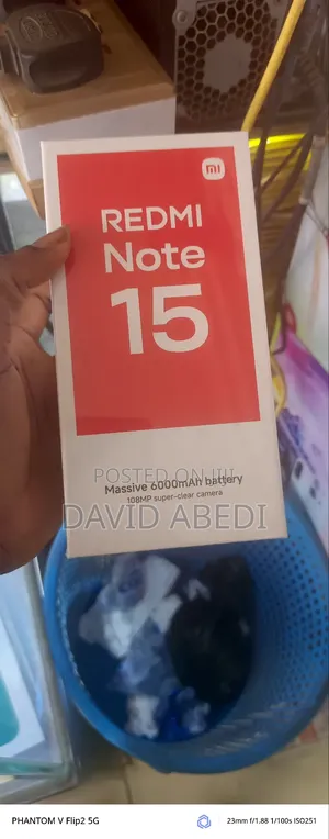 New Xiaomi Redmi Note 15 128 GB Black