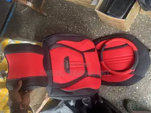4-d Red And Black Seat Covers