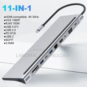 11-in-1 Multi-Function Usb Type-C Hub Adapter Usb C Docking Station