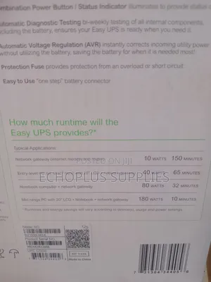 Apc Ups 1000va/600watts