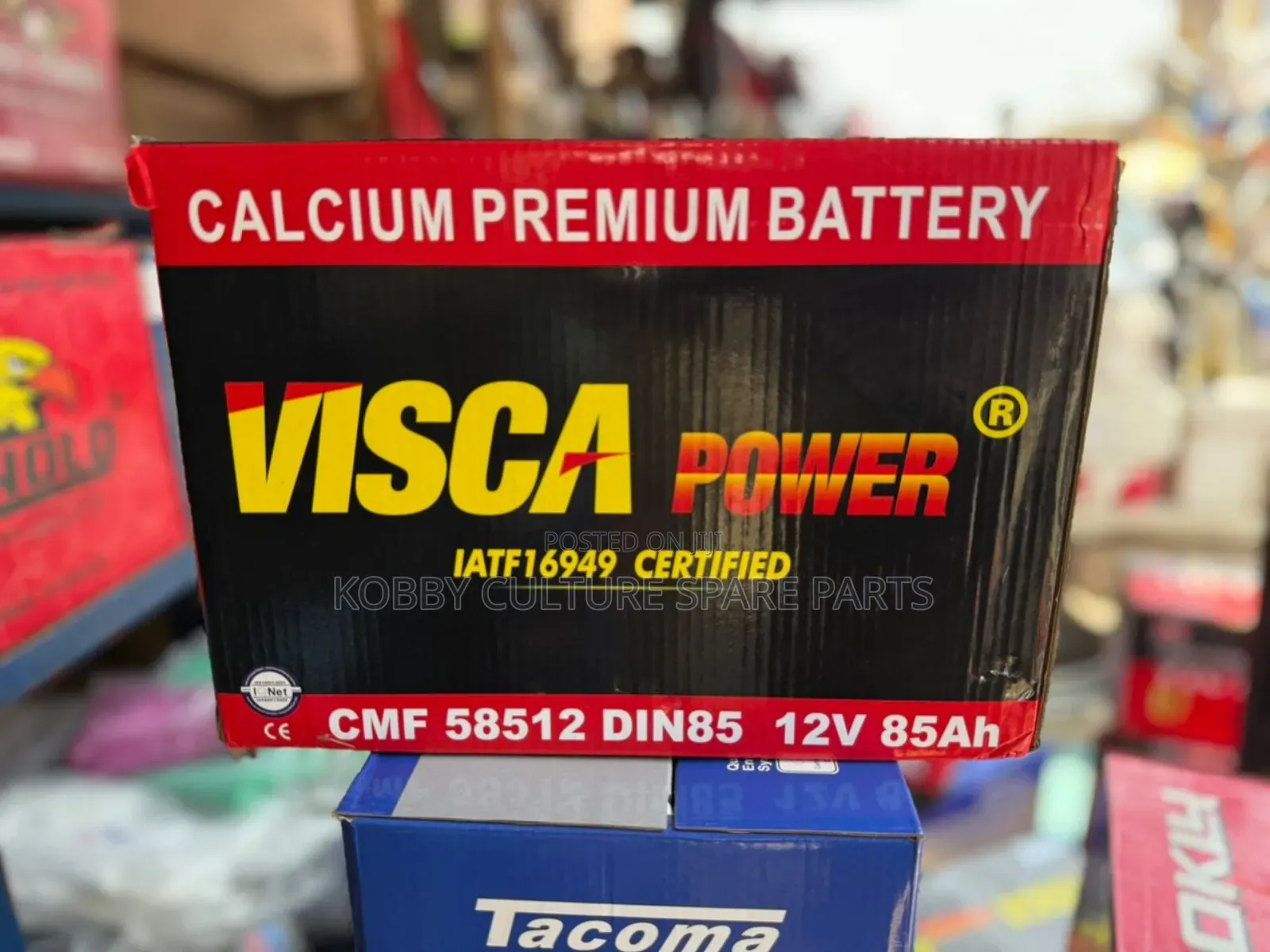 Original Brand New Car Battery Visca [15 Plate] Available For All Cars
