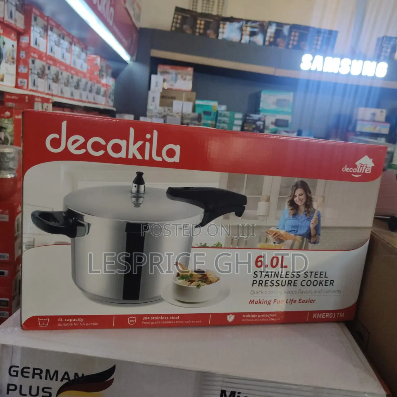 Unbeatable Price on 6.0l Pressure Cooker From Decakila