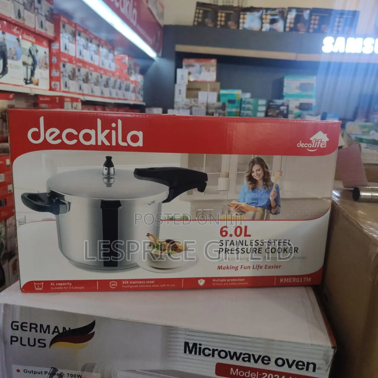 Cook With Ease With Our Efficient 6.0l Pressure Cooker