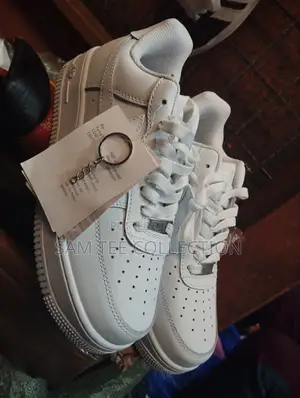 Nike Air Force 1. Premium All Black and All White.