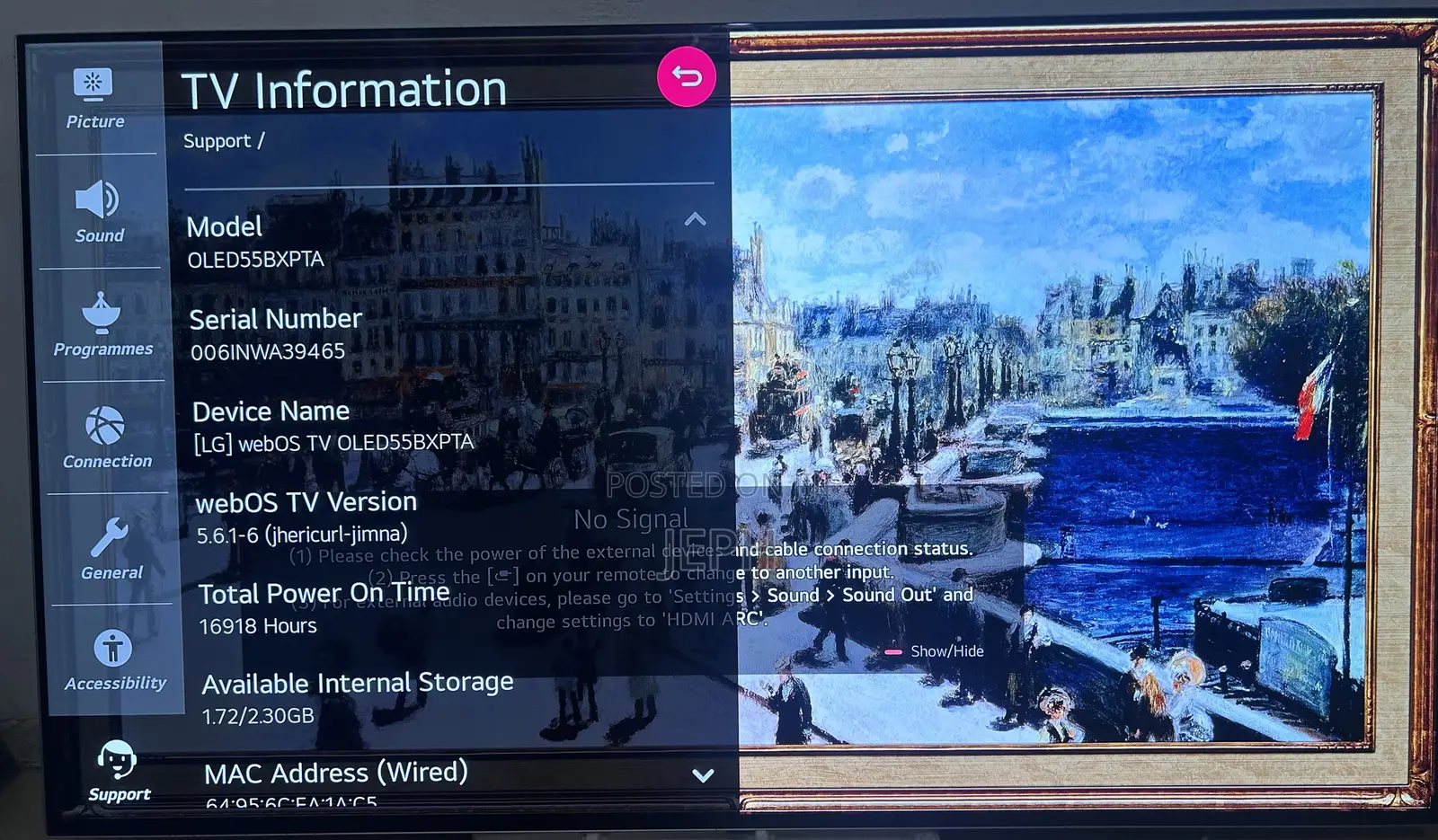 LG Oled C2 55inch