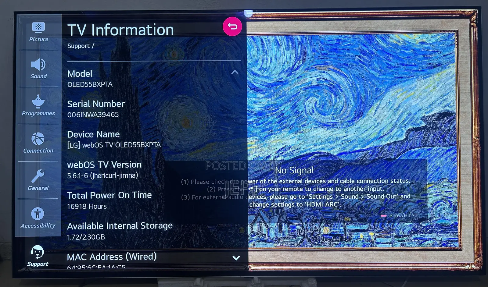 LG Oled C2 55inch