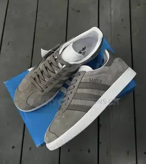 Adidas Gazelle Grey and White