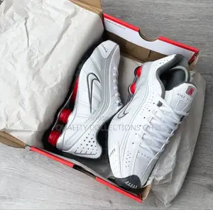 Nike Shox White Red
