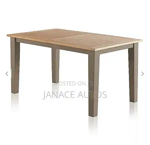 St. Ives 6-8 Extendable Dining Table(Top Only!) Natural Solid Oak/Grey