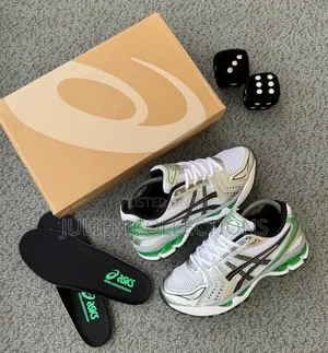 Asics Gel Kinetic Og Silver Green and Black