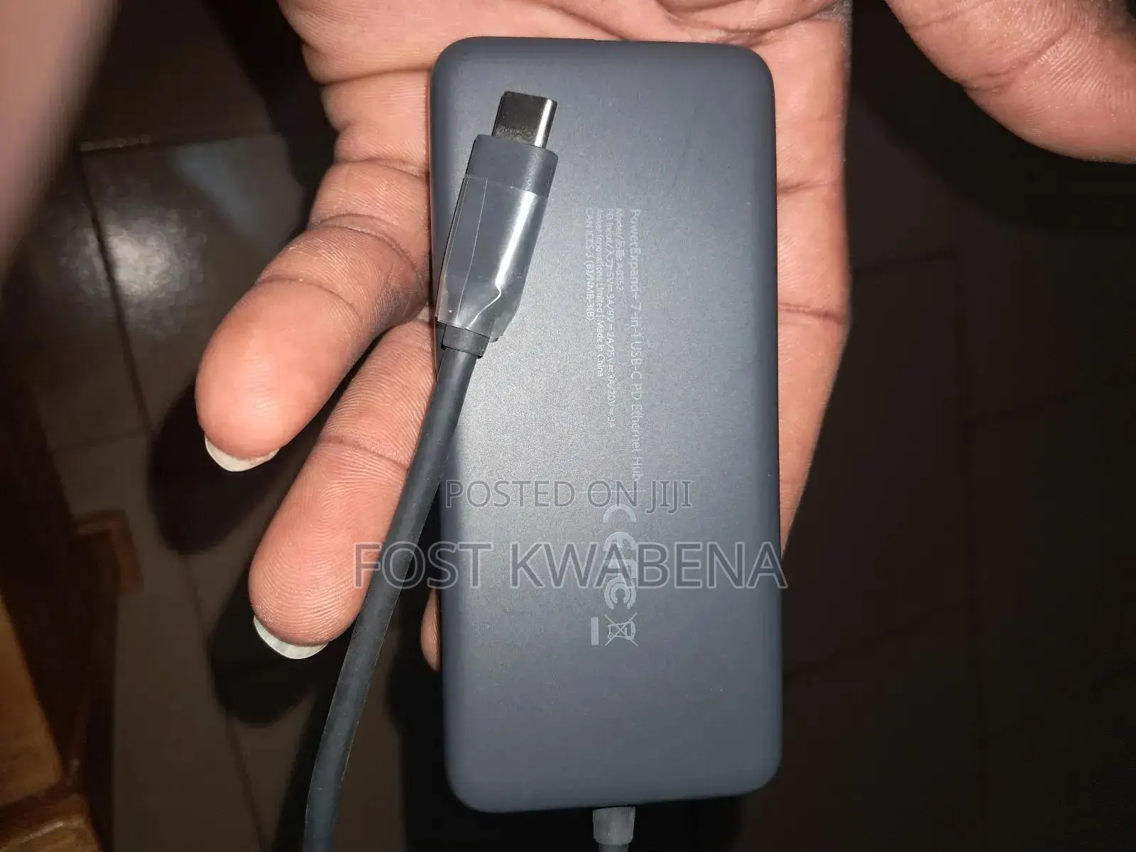 Anker Powerexpand 7-in-1 USB-C Hub Adapter 60hz Hdmi