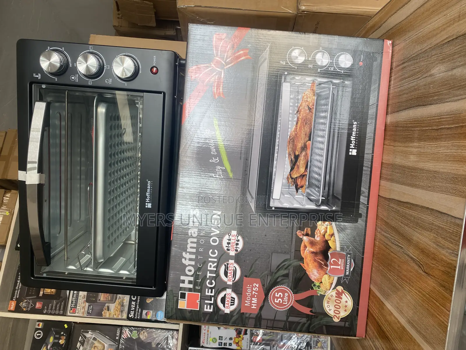 Multi-Purpose Power Cook Hoffman Electric Oven 55l