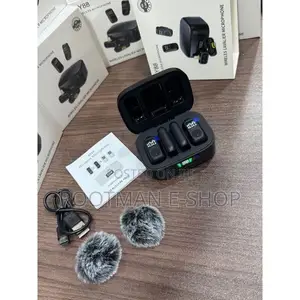 Wireless Lavlier Microphone New Mic With Charging Case Magnetic Buckle