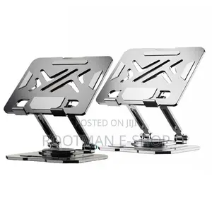 Foldable Rotating Metal Stand For Tablets And Laptops With Ventilation