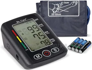 Digital Automatic Blood Pressure Monitor Upper Arm Smart Machine-black