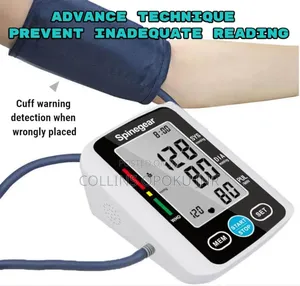Automatic Blood Pressure Monitor With Voice Recognition - White