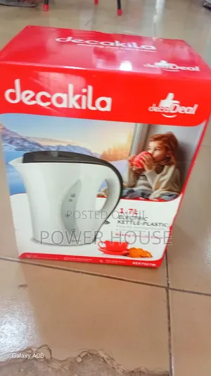 Decakila 1.7l Fast Boil Electric Kettle – Strong Plastic Body
