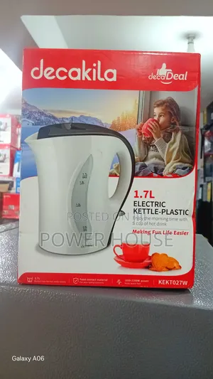 Decakila Electric Kettle 1.7l – Safe and Energy Saving