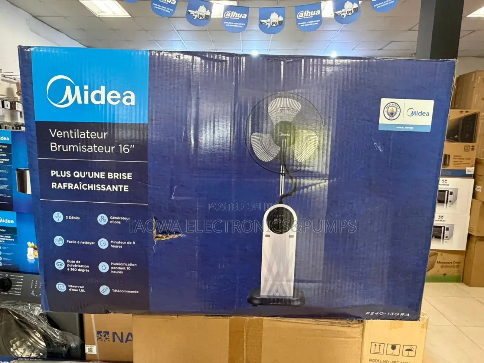 Mist Cooling Midea Standing Fan