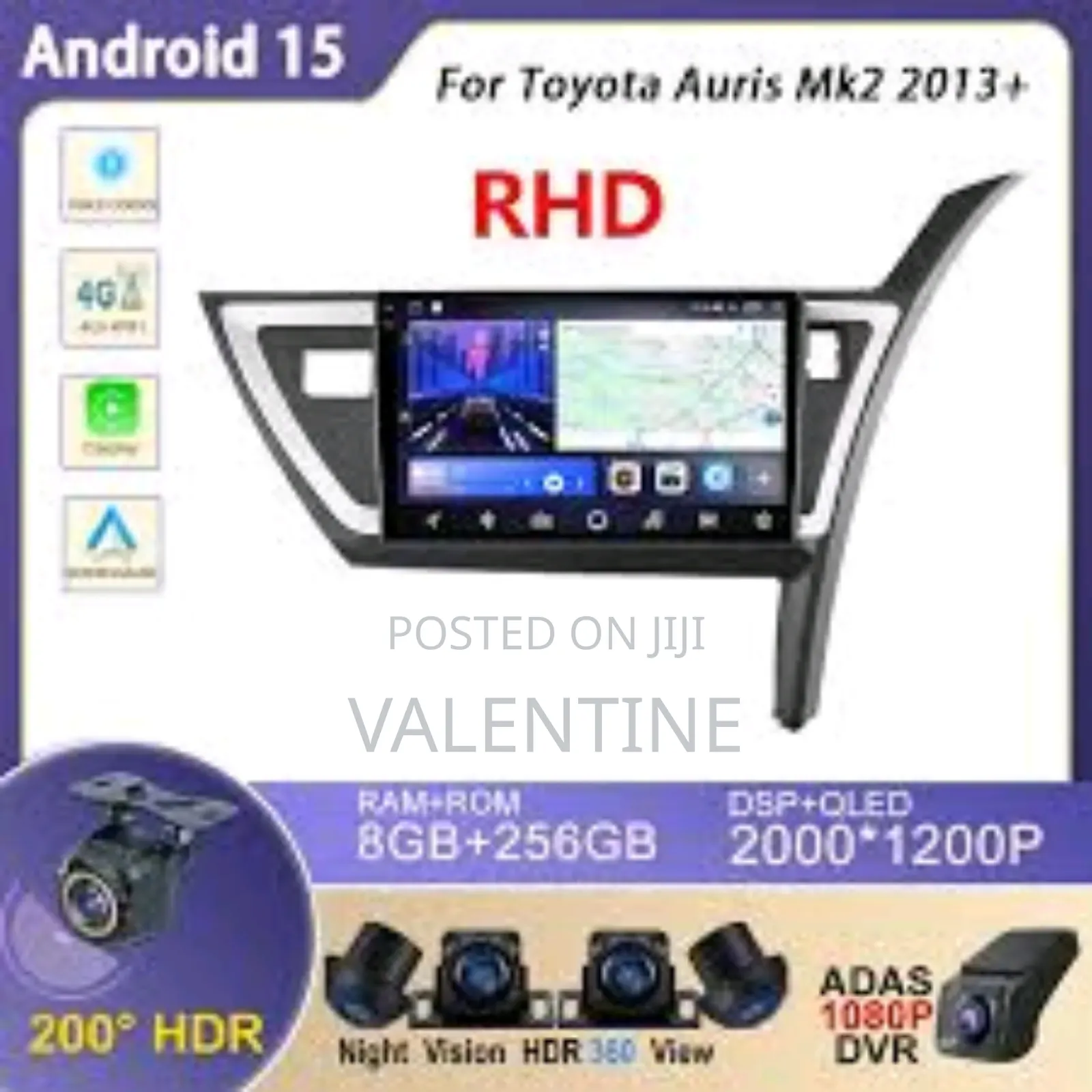 Toyota Corolla 2017 Android Frame Complete