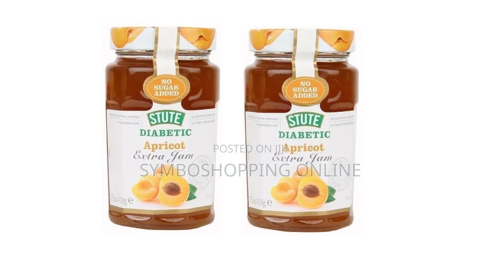 Stute Apricot Jam 430g (Ideal For People With Diabetes)