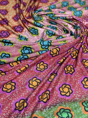Stretch Lycra Chiffon Fabric Combo
