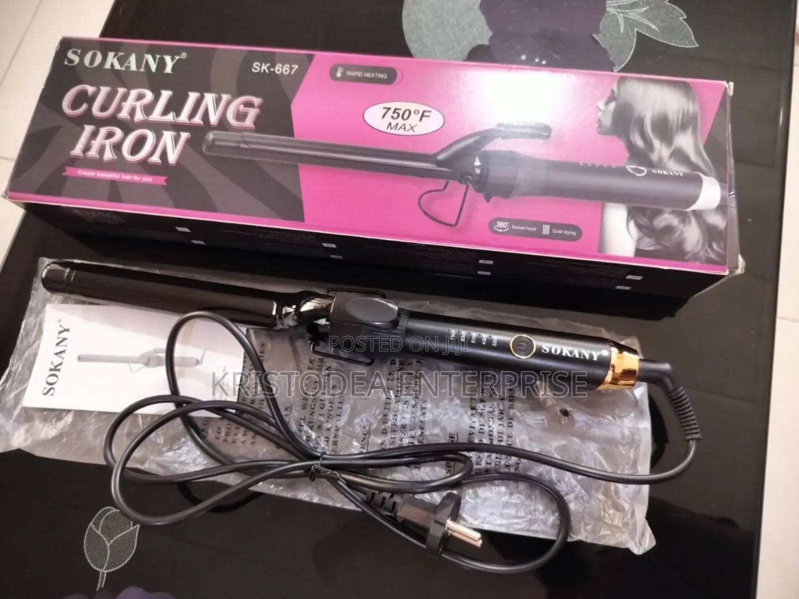 Sokany 25mm Hair Curling Iron
