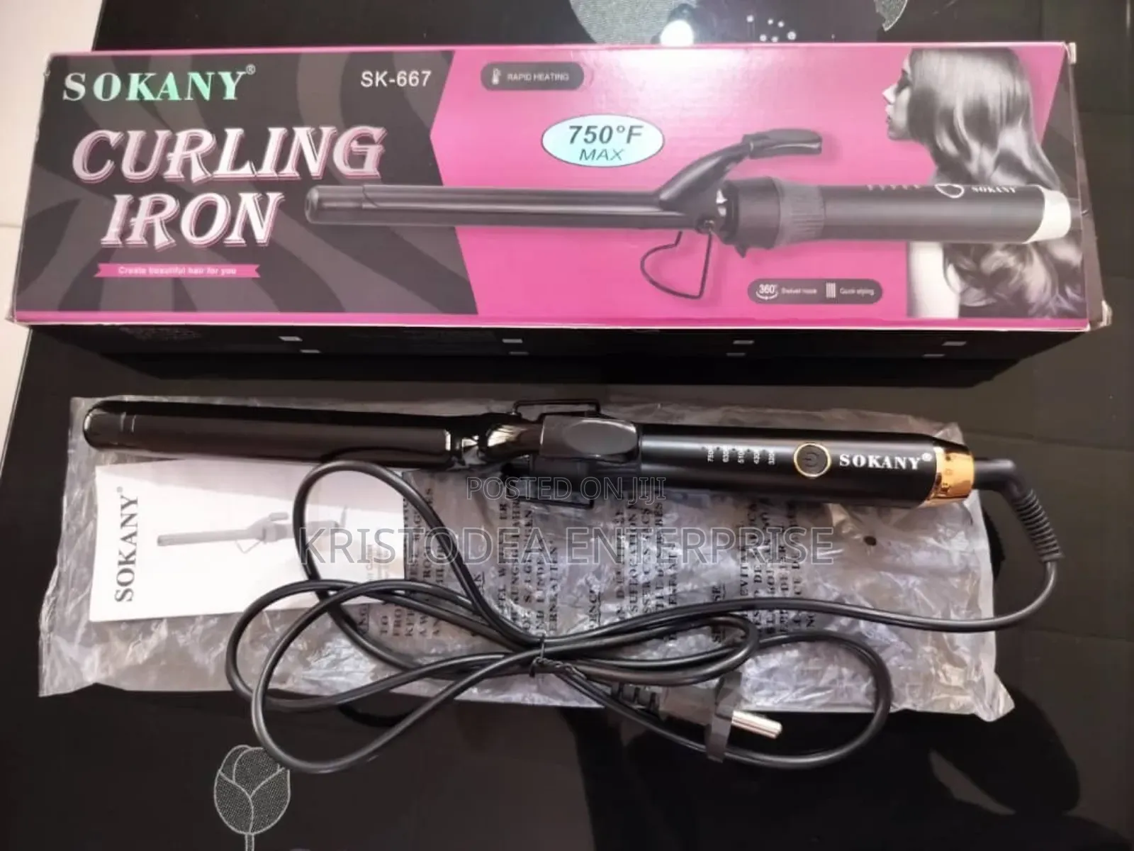 Sokany 25mm Hair Curling Iron