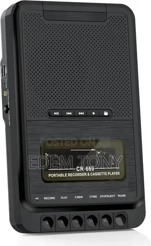 Vintage Portable Cassette Player and Recorder