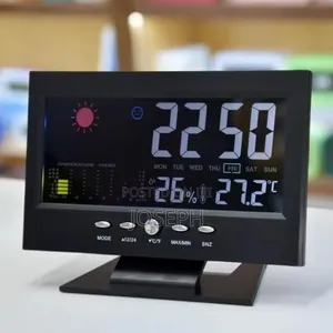 Office Multipurpose Hygrometer Clock and Calendar