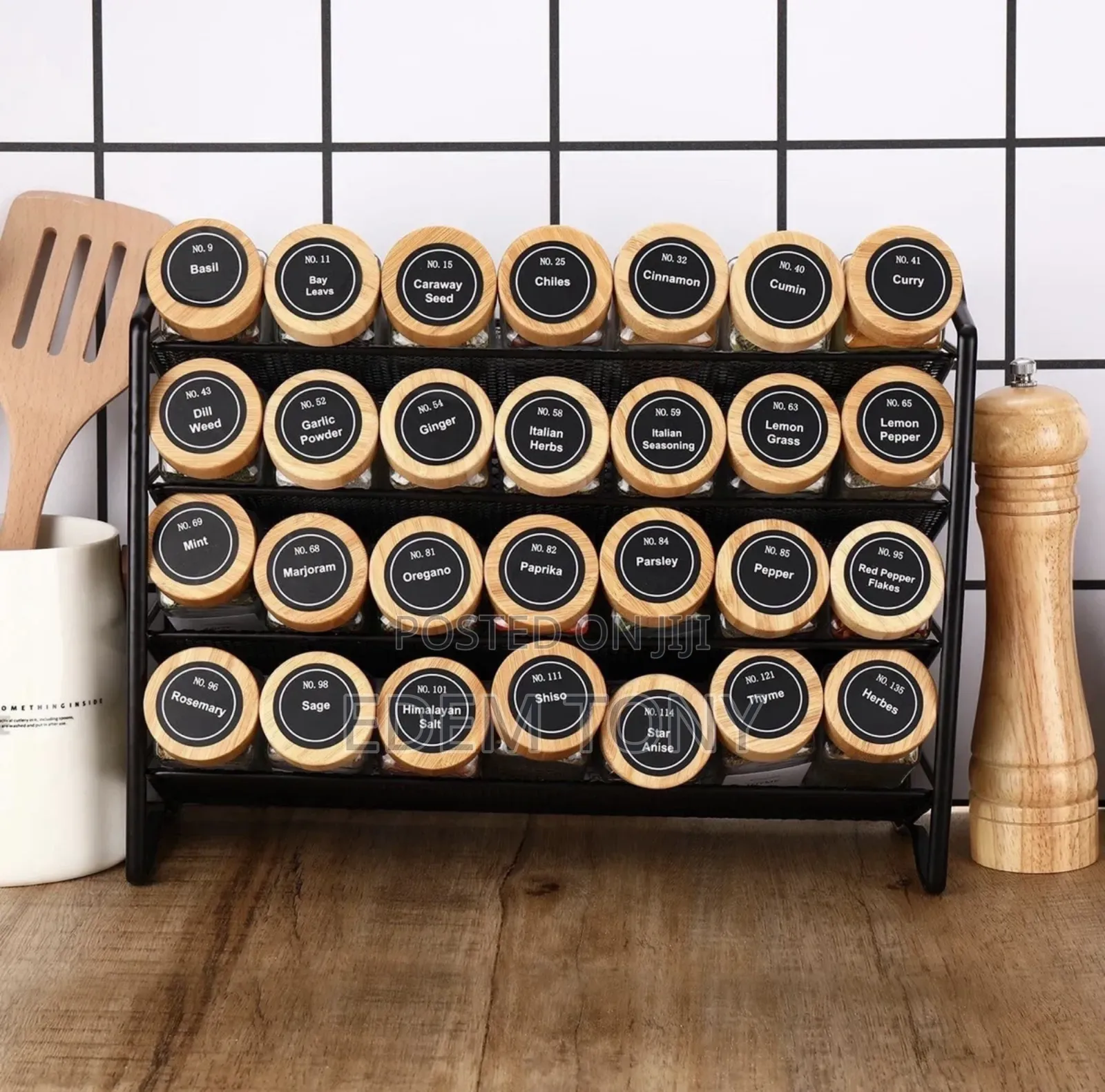 23- Pack Spice Jars With Label,Seasoning Containers,Glass Spice Jars