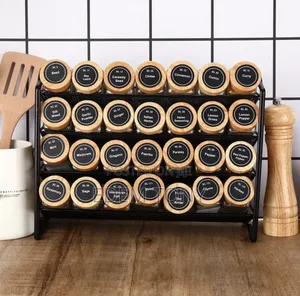 23- Pack Spice Jars With Label,Seasoning Containers,Glass Spice Jars