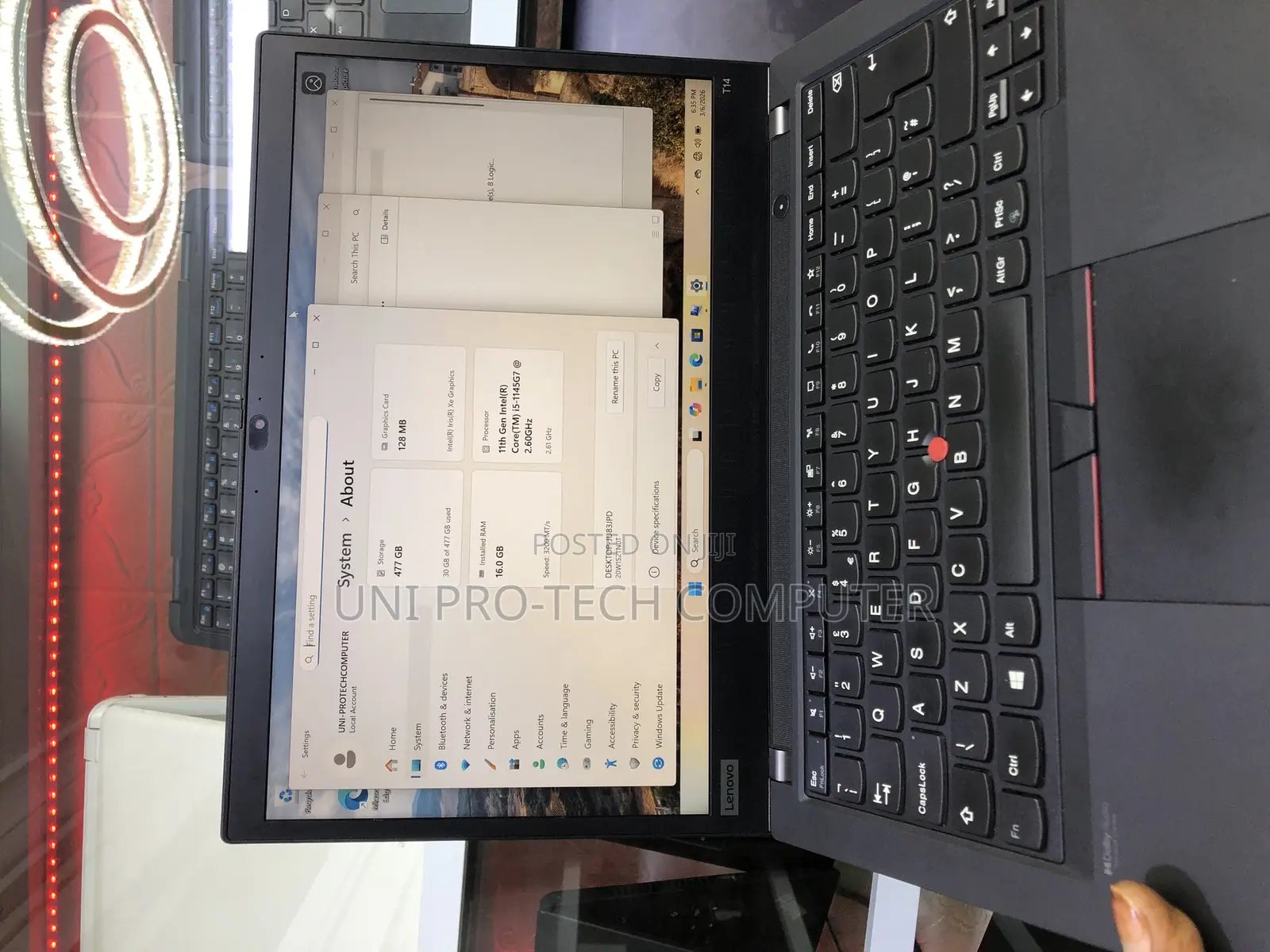 Laptop Lenovo ThinkPad T14 G2 16GB Intel Core i5 SSD 512GB