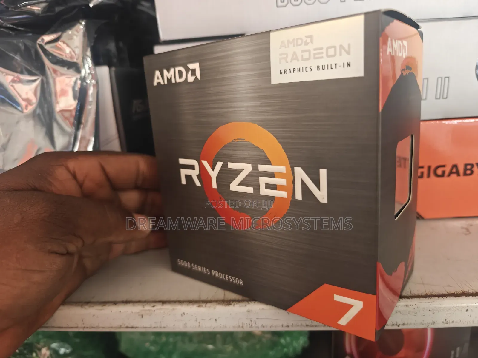 Amd Ryzentm 7 5800 Desktop Board and Processor