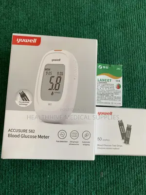 Blood Glucose Meter + 50pcs Strips + 50pcs Lancet