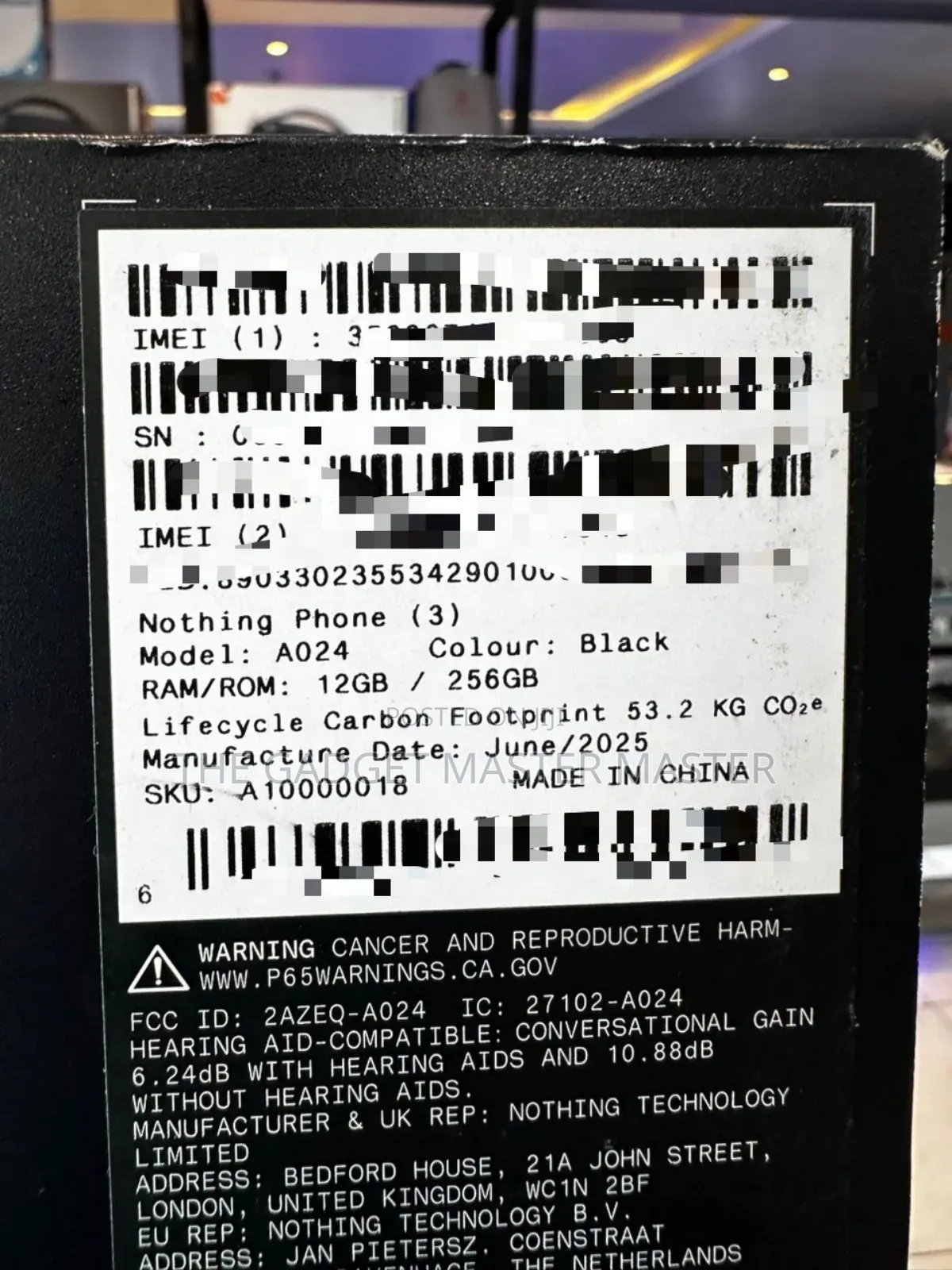 New Nothing Phone 3 256 GB