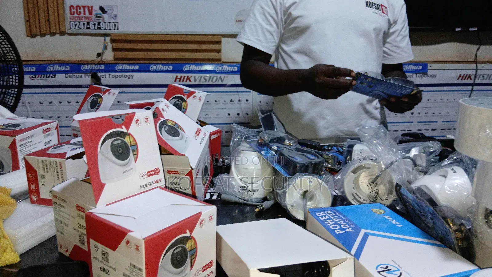 Monitor Your Shop From Your Phone - Cctv Installation In Accra