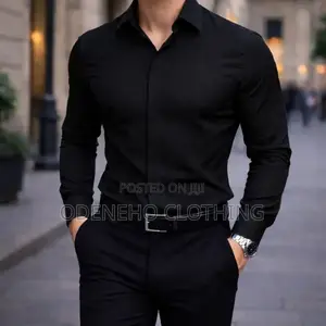 Official Plain Black Shirt