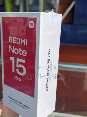 New Xiaomi Redmi Note 15 Pro 256 GB Black