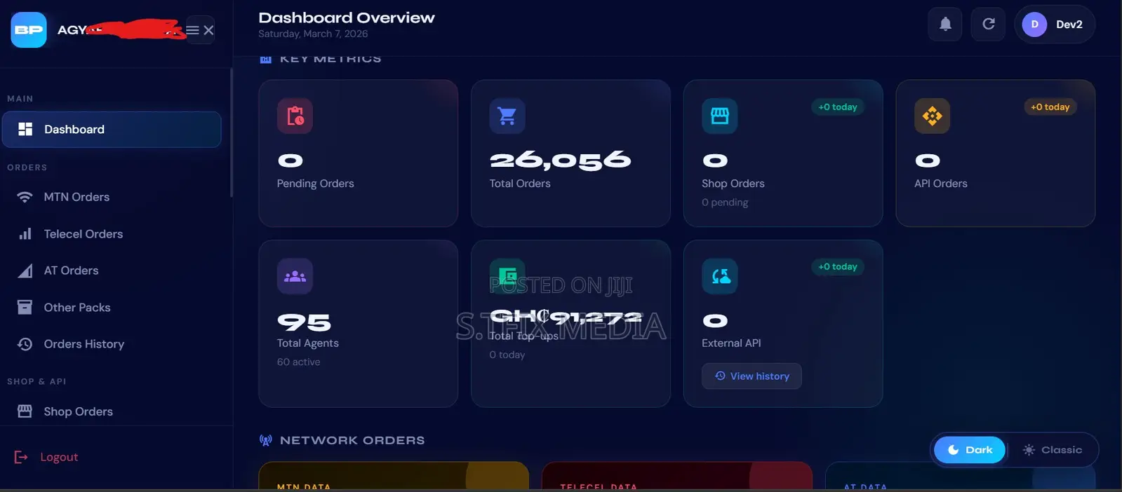 Data and Airtime Selling Website