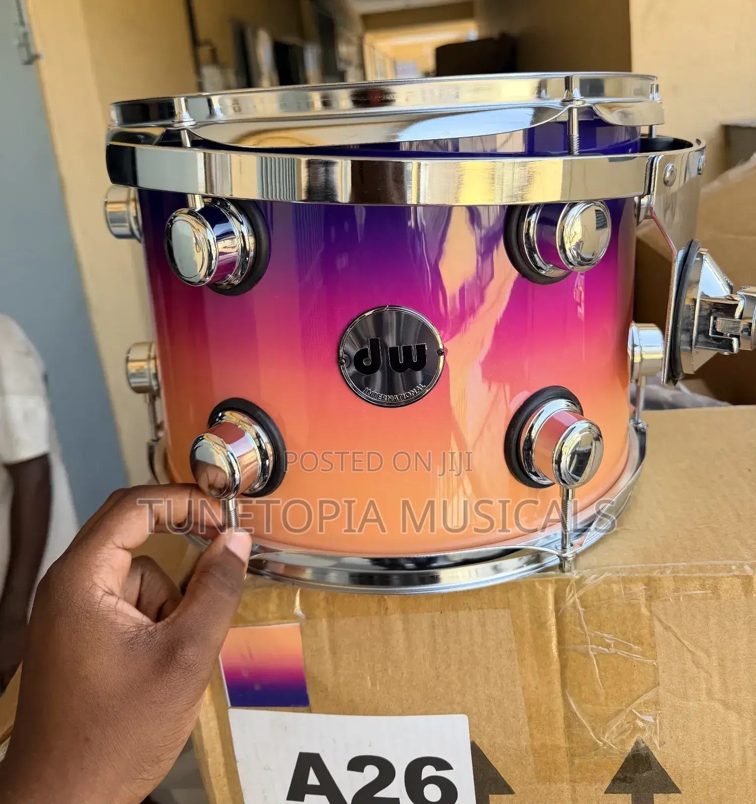 Dw Collector's Series Drum, Part Of A High-end Acoustic Drum Kit Set.