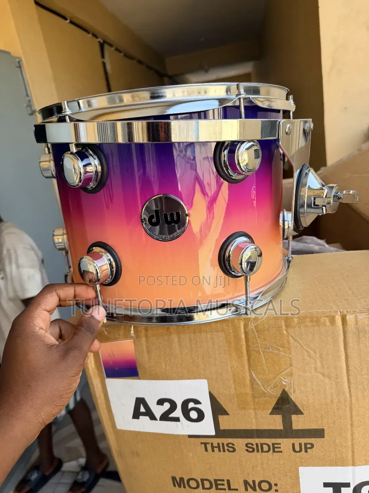Dw Collector's Series Drum, Part Of A High-end Acoustic Drum Kit Set.