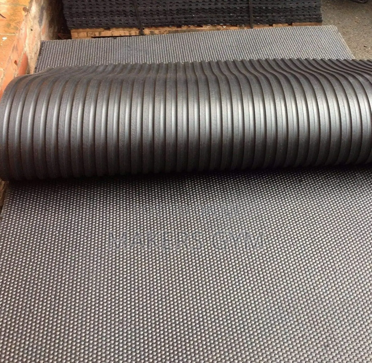Heavy Duty Large Gym Mat Commercial Flooring 6ftx4ft 8mm Garage Mat